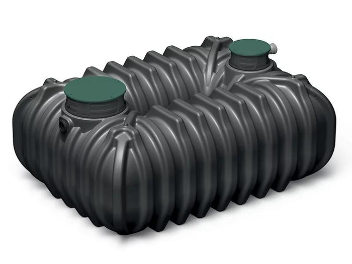 Waterform Regenwasser-Zisterne Unground 7000 Liter schwarz mit Tankabdeckung und Korbfilter