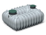 Waterform Regenwasser-Zisterne Unground 7000 Liter grau mit Tankabdeckung und Korbfilter