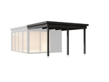 Weka Anbaudach Designhaus 412 Gr. 2 anthrazit