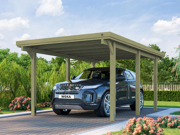 Weka Carport 617 Größe 1 inkl. Stahldach