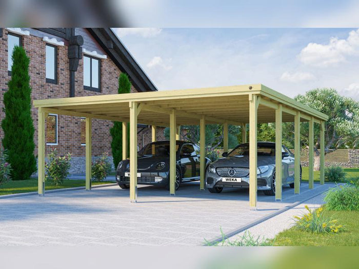 Weka Carport 618 Größe 3 ohne Dachplatten