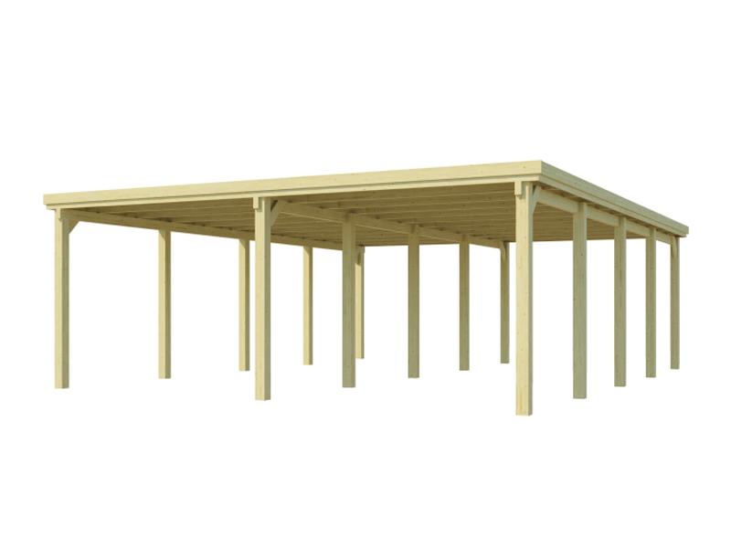 Weka Carport 618 Größe 3 ohne Dachplatten
