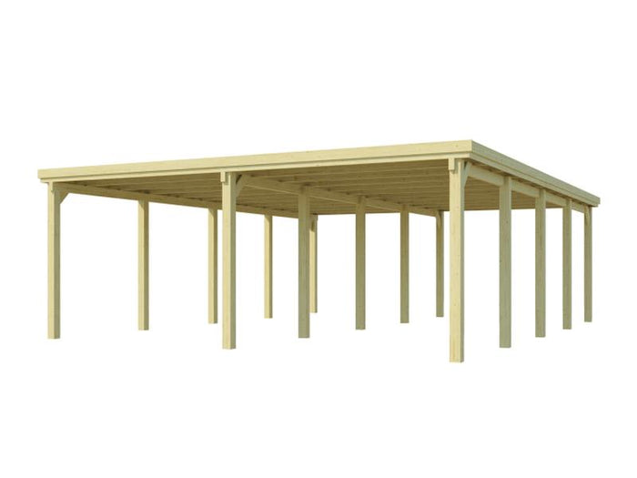 Weka Carport 618 Größe 3 ohne Dachplatten
