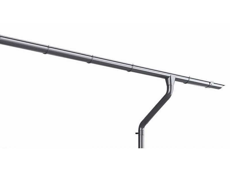 Weka Dachrinnen Set verzinkt Gr. 2, 600 cm für Satteldächer