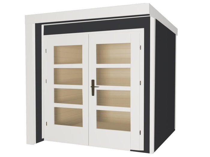 Weka Design-Gartenhaus 262 A anthrazit