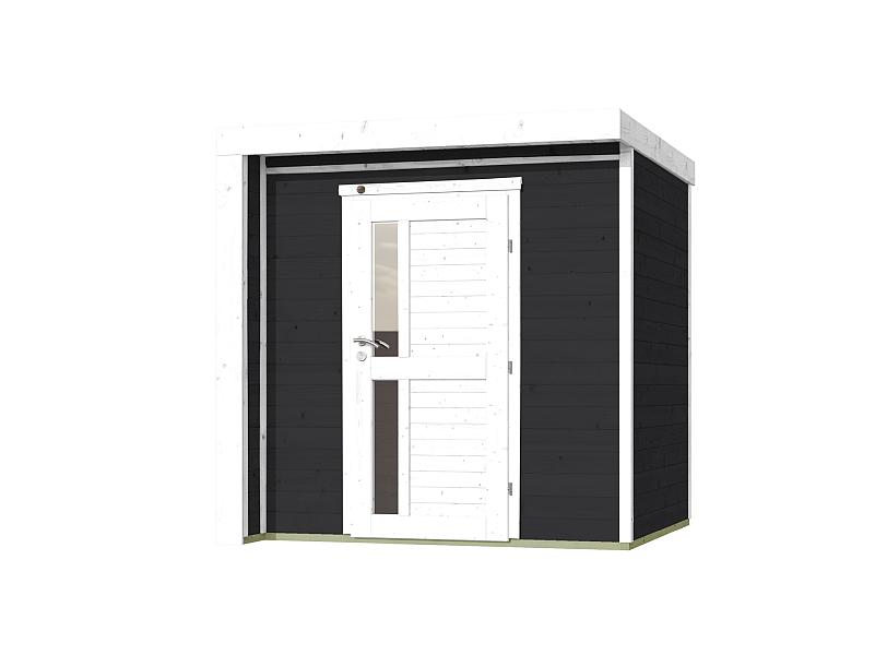 Weka Design-Gartenhaus 262 C anthrazit