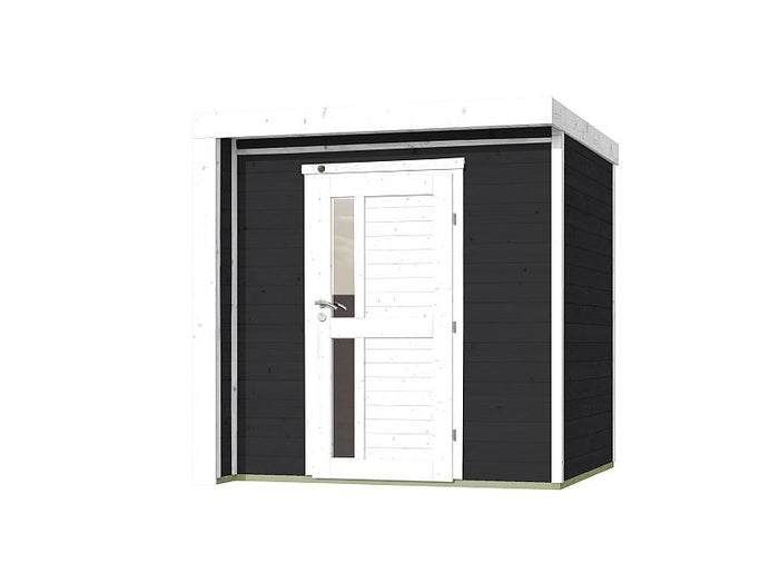 Weka Design-Gartenhaus 262 C anthrazit