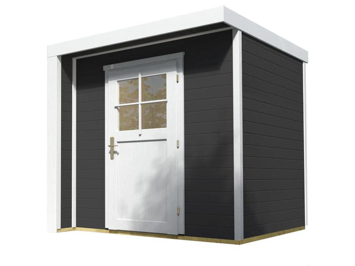 Weka Design-Gartenhaus 262 in anthrazit