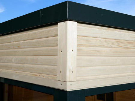 Weka Design-Saunahaus Cubilis, inkl. 9 kW Ofen Kompakt