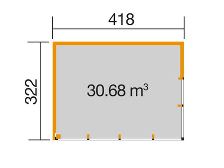 Weka Designhaus 412 Gr. 2 44 mm natur