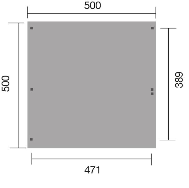 Weka Doppelcarport 616 A mit Rundbogen