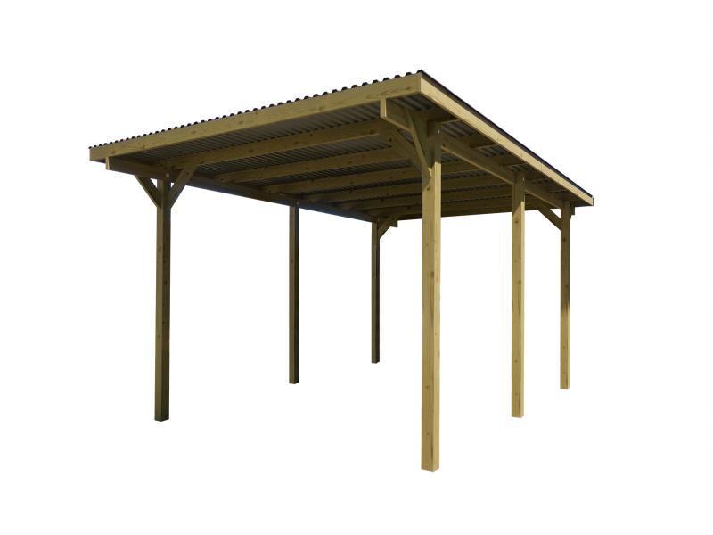Weka Einzelcarport 606 Gr. 1