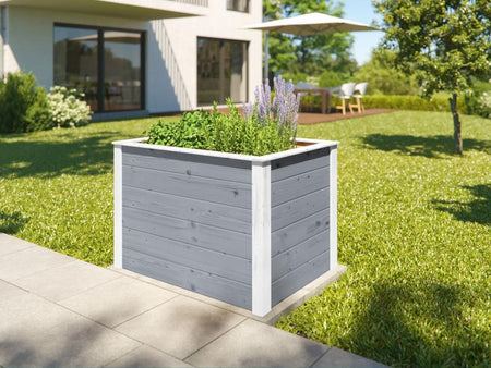 Weka Element-Hochbeet Modular, 21 mm, 98 x 69 cm grau