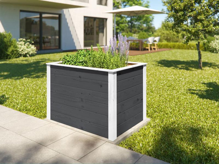 Weka Element-Hochbeet Modular, 21 mm, 98 x 69 cm anthrazit