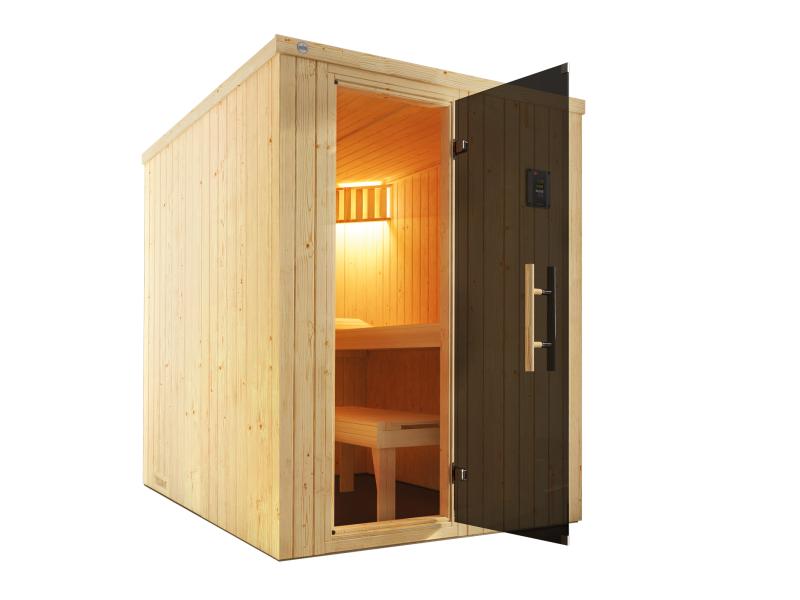 Weka Elementsauna Kaarina 1, inkl. 4,5 kW OS inkl. digitaler Steuerung