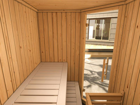 Weka Elementsauna Varberg 1 GT Trend inkl. 7,5 kW OS-Ofenset