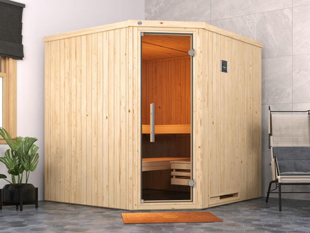 Weka Elementsauna Varberg 3 GT Sparset 7,5 kW Ofen