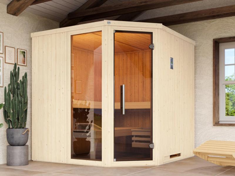 Weka Elementsauna Varberg 3 GTF Trend inkl. 7,5 kW BioS-Ofenset
