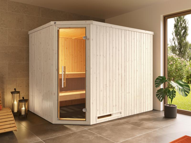 Weka Elementsauna Varberg 4 GT Trend inkl. 7,5 kW BioS-Ofenset