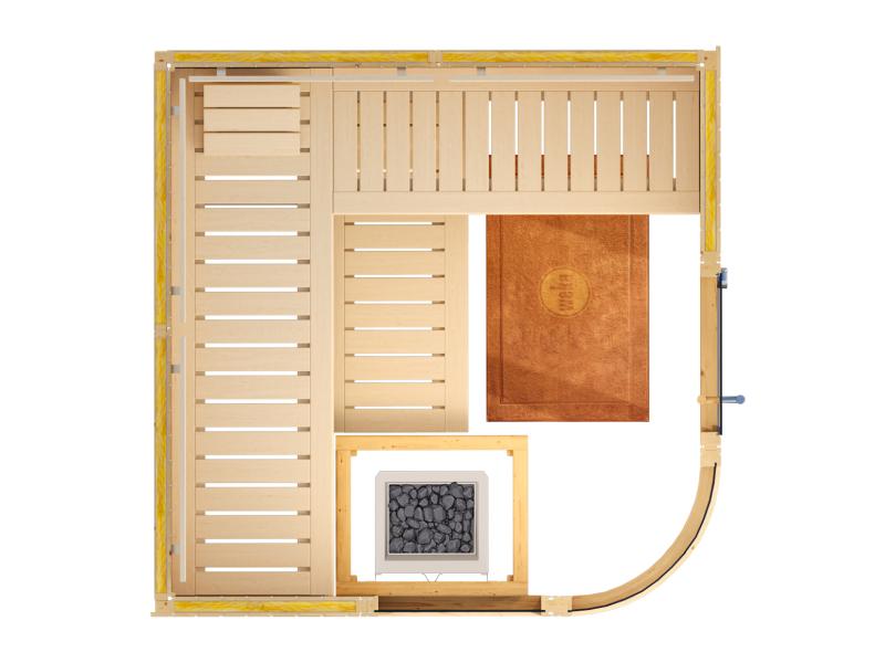 weka Elementsauna Varberg 4 GTF Trend