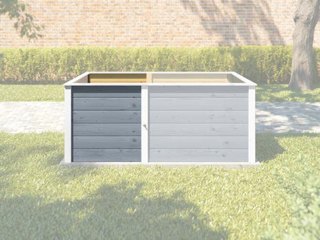 Weka Ergänzungssatz Hochbeet Modular, 21 mm, grau