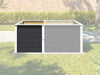 Weka Ergänzungssatz Hochbeet Modular, 21 mm, anthrazit