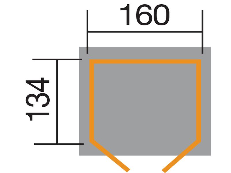 Weka Fahrradgarage / Mehrzweckbox 19 mm