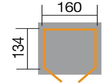 Weka Fahrradgarage / Mehrzweckbox 19 mm