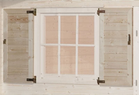 Weka Fensterladen 2-seitig für Weekendhaus 138