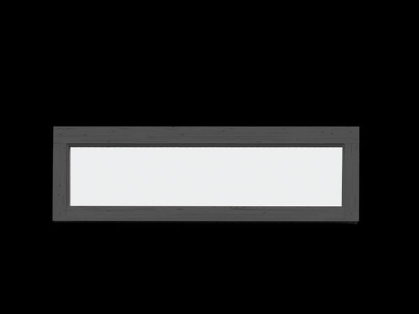 Weka feststehendes Fenster für Batu , 150 x 45 cm, dark grey