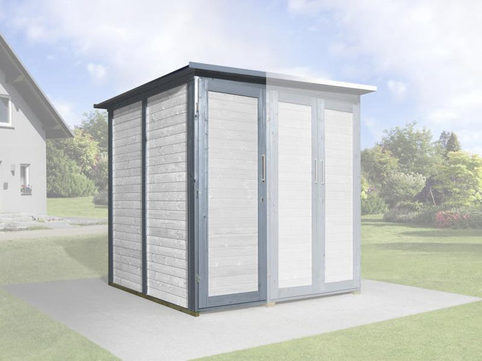 Weka Garten [Q] Erweiterung Modul [SaveBike] grau