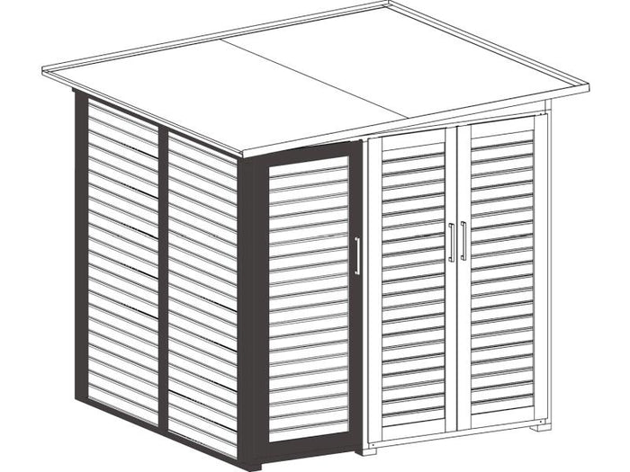 Weka Garten [Q] Erweiterung Modul [SaveBike] anthrazit