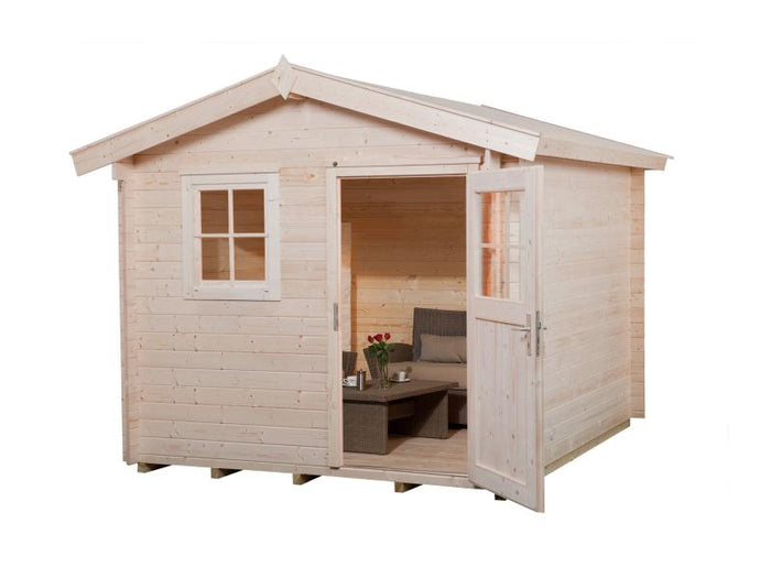 Weka Gartenhaus 106 Gr 3 Vordach 20 cm 28 mm