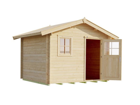 Weka Gartenhaus 107 Gr 2 Vordach 20 cm 28 mm
