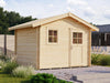 Weka Gartenhaus 107 Gr 4 Vordach 20 cm 28 mm