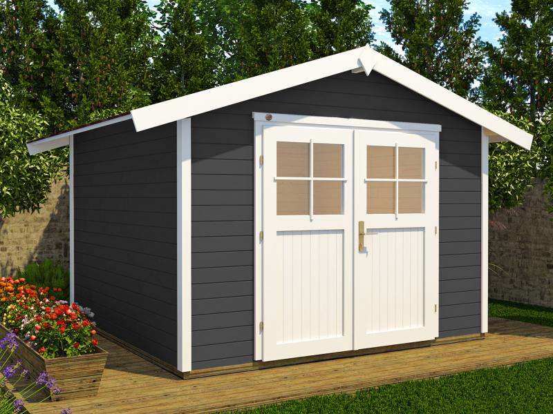 Weka Gartenhaus 122 Gr. 2 anthrazit