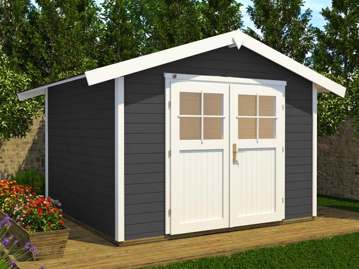 Weka Gartenhaus 122 Gr. 2 anthrazit