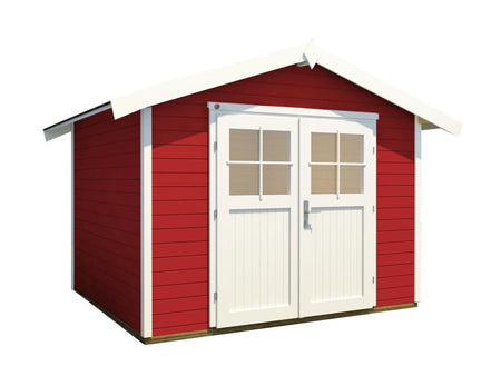 Weka Gartenhaus 122 Gr. 3 schwedenrot