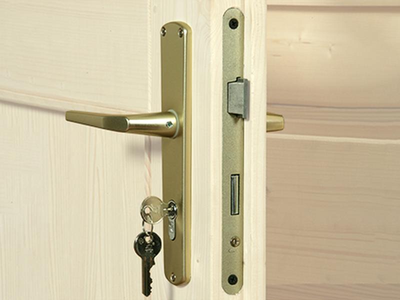 Weka Gartenhaus 122 Gr. 4 mit Fußboden Komplett-Set
