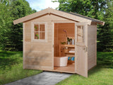 Weka Gartenhaus 123 Gr. 2 natur