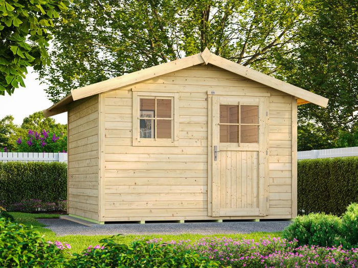 Weka Gartenhaus 123 Gr. 3 natur