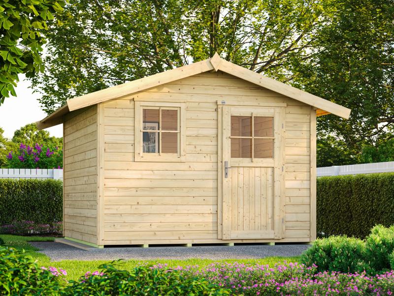 Weka Gartenhaus 123 Gr. 4 natur