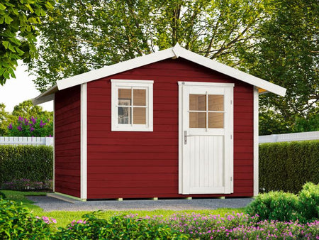 Weka Gartenhaus 123 Gr. 4 schwedenrot