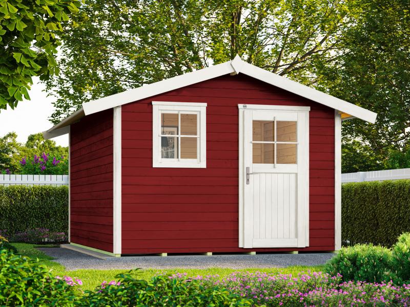 Weka Gartenhaus 123 Gr. 5 schwedenrot