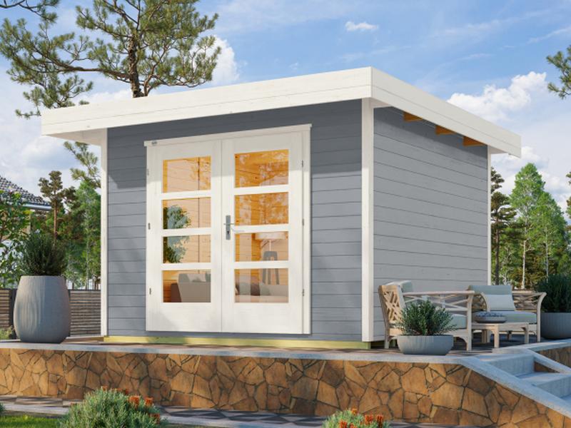 Weka Gartenhaus 126 Gr. 3 grau