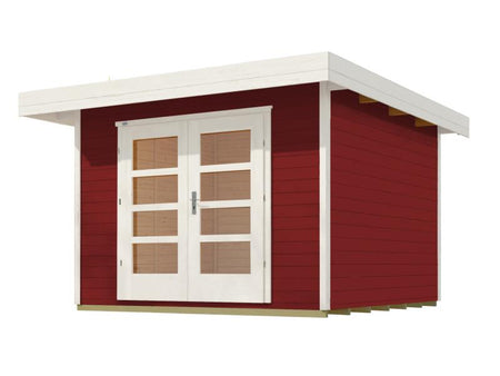 Weka Gartenhaus 126 Gr. 3 schwedenrot