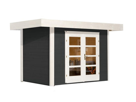 Weka Gartenhaus 126 Plus Gr. 1 anthrazit