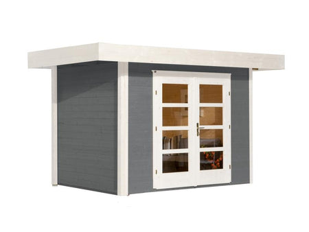 Weka Gartenhaus 126 Plus Gr. 1 grau
