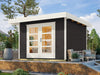 Weka Gartenhaus 126 Plus Gr. 3 in anthrazit