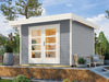 Weka Gartenhaus 126 Plus Gr. 3 in grau